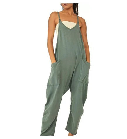 Zita - Freizeit Latzhose mit Große Taschen für Damen