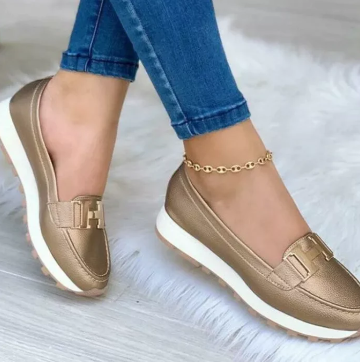 Lillymoda | Blayke - bequeme Halbschuhe mit dickem Absatz