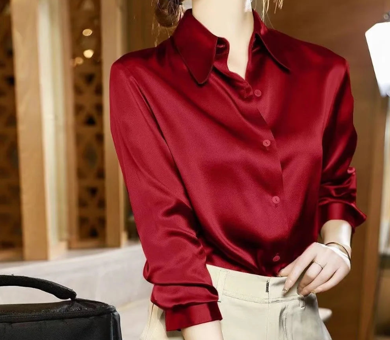 Lillymoda | Hana - Elegantes Seidenhemd