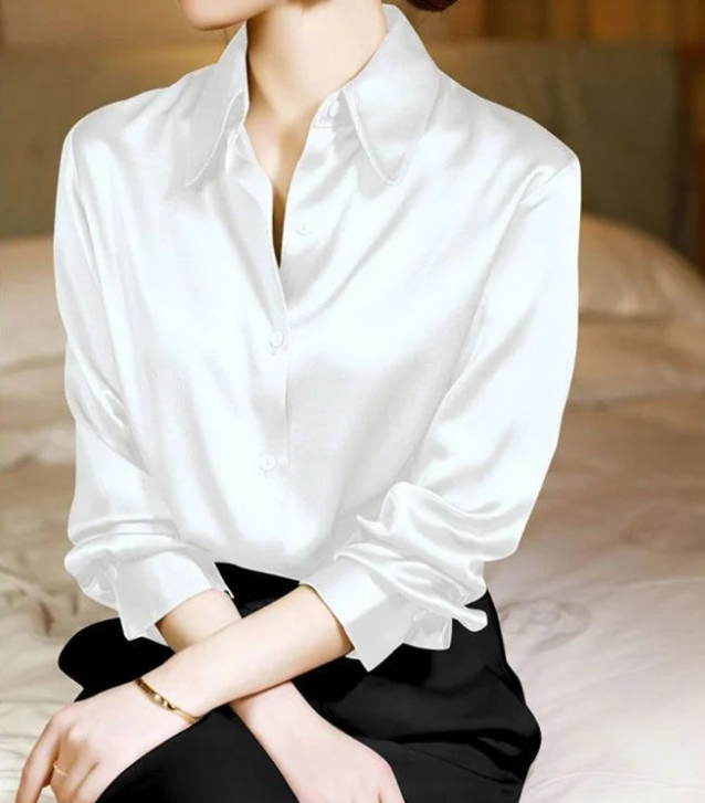 Lillymoda | Hana - Elegantes Seidenhemd