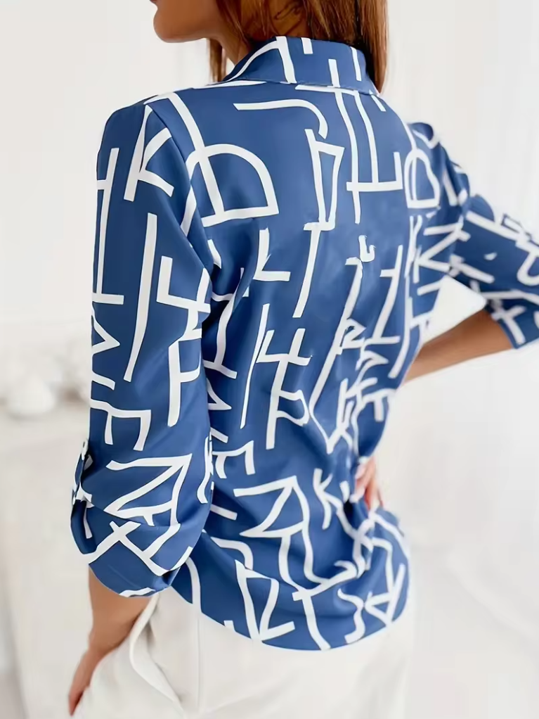 Hemd mit Umlegekragen | Festliche Bluse für Frauen