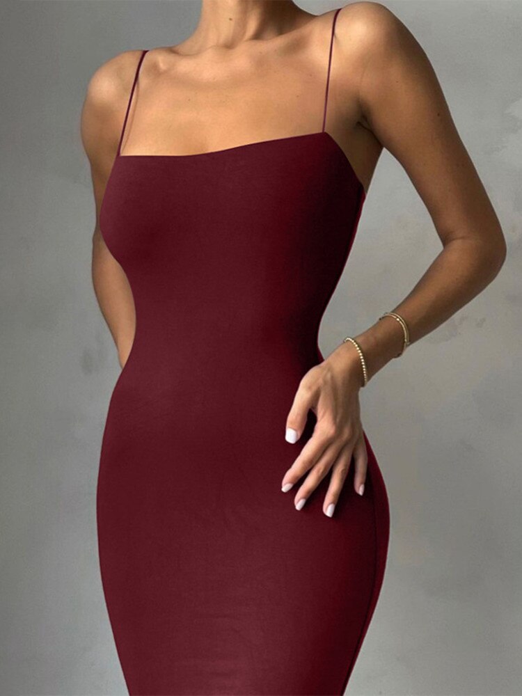 Lillymoda | Gisella - Elegantes Bodycon String Trägerkleid