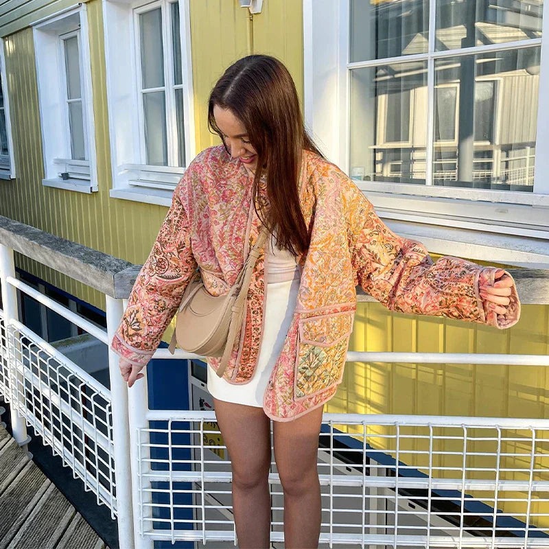LuxePrint | Elegante Jacke mit Print