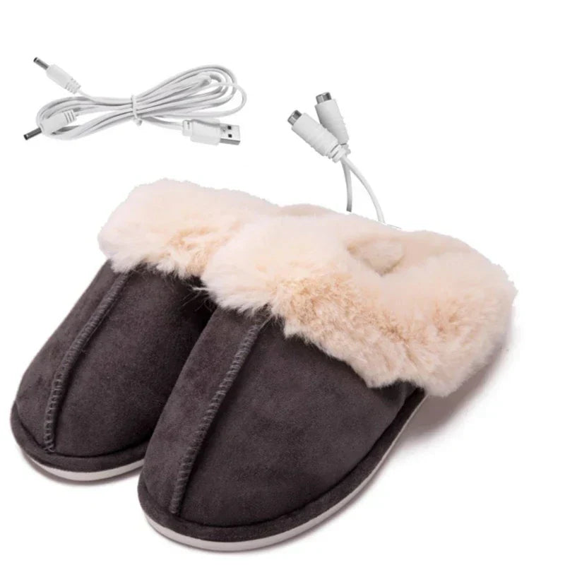 Lillymoda | HeatStep - plüschige beheizte Innenschuhe
