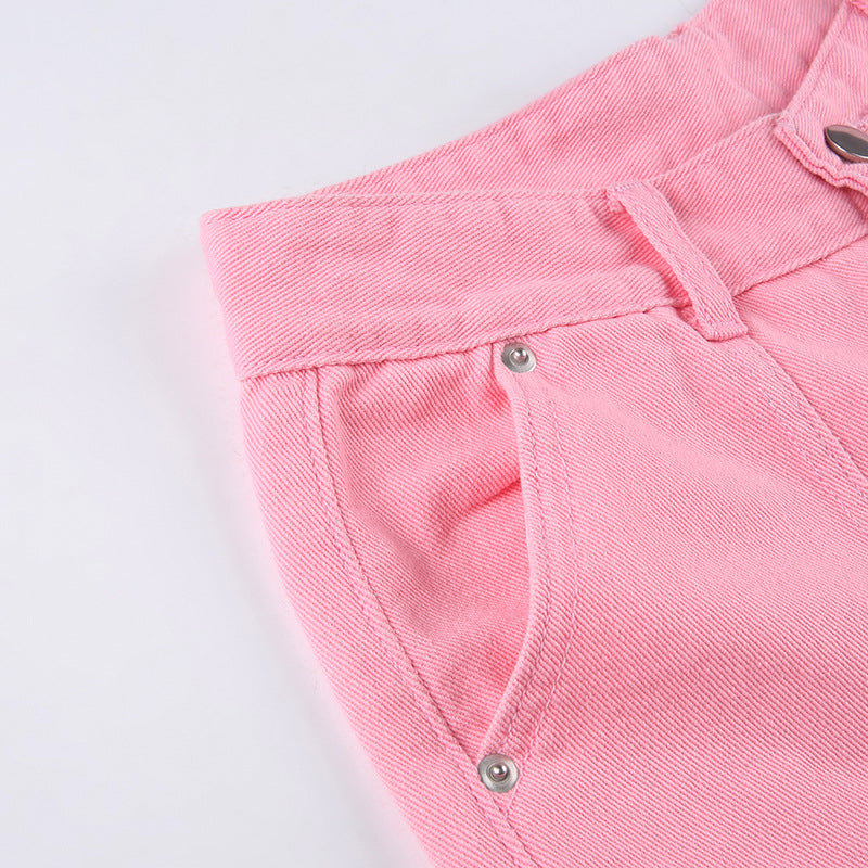 Rosamaria - Vintage Cargo-Jeans für Damen in Übergröße