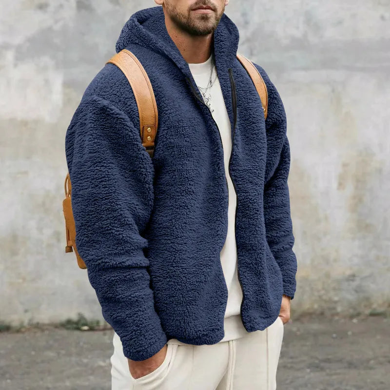 Lillymoda | Anthonio – Sherpa-Jacke mit Kapuze