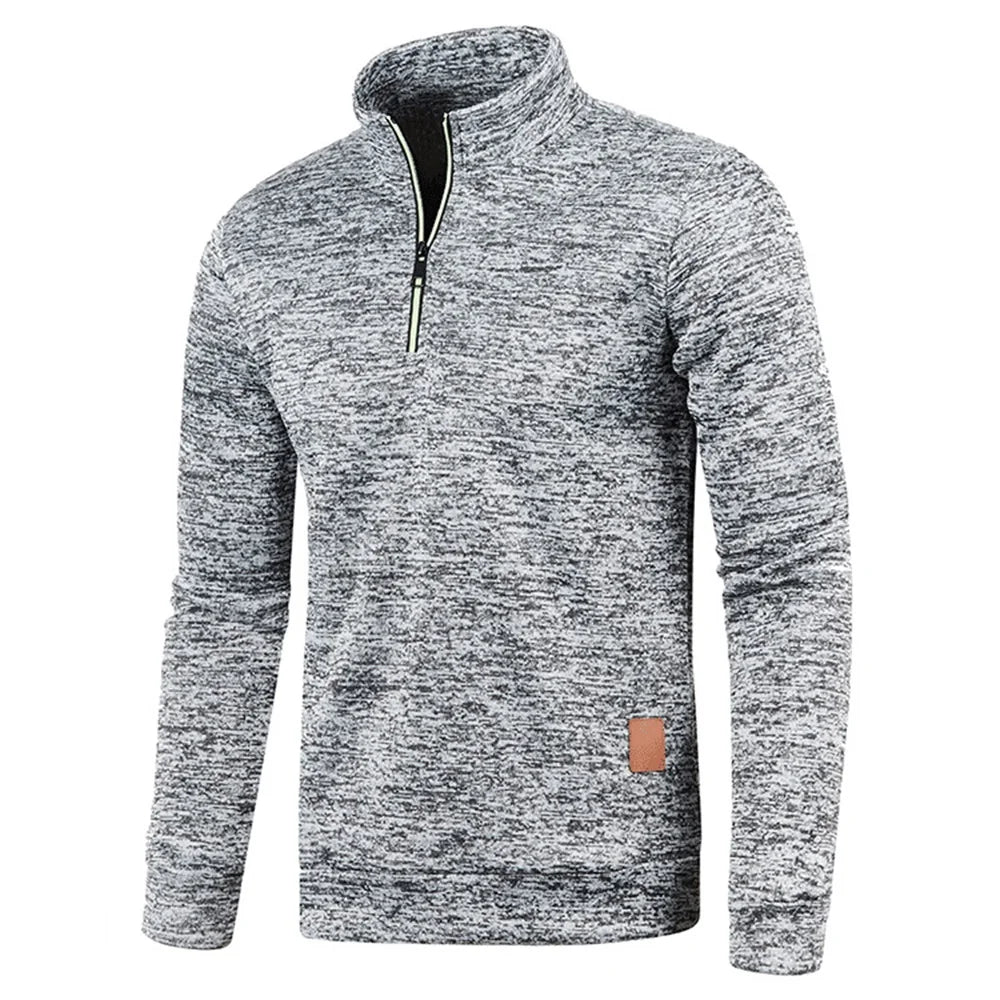 Lillymoda | Henry - Rollkragenpullover mit halbem Reißverschluss