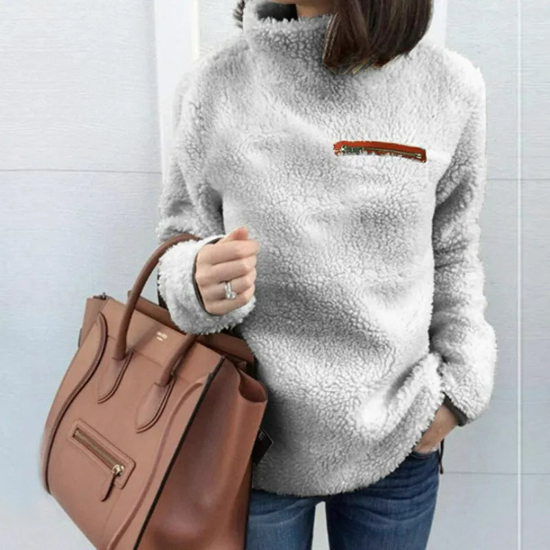 Lillymoda | Amelia - Entspannter Winter-Strickpullover