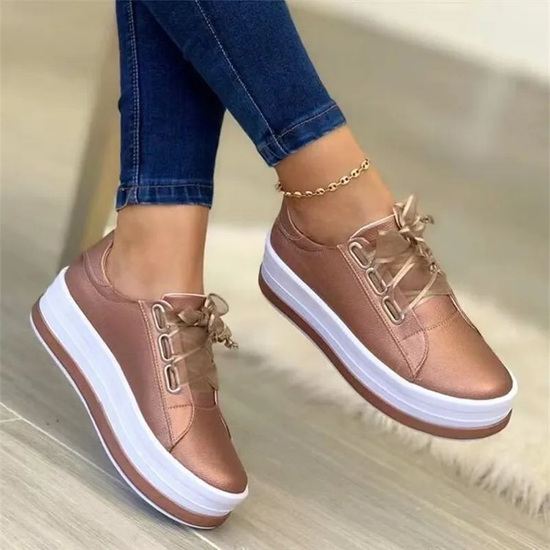 Lillymoda | Jasmine - Trendige Schnürschuhe