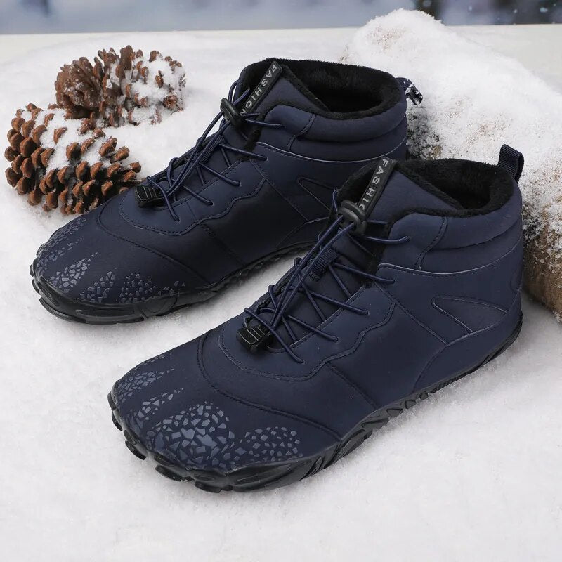 Carlos - Winterliche Plüsch-Schneestiefel