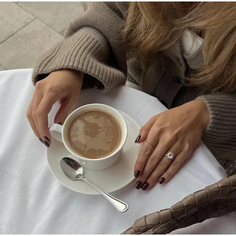 Lillymoda | Isabella - Lässige Strickjacke mit V-Ausschnitt und Taschen