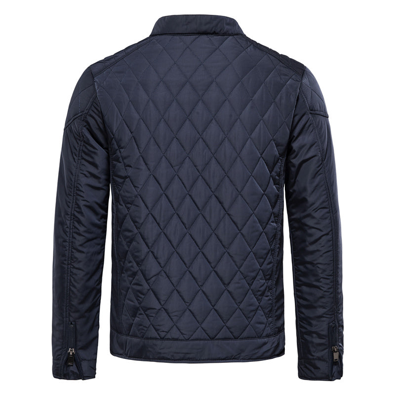Steppjacke | Mit Reißverschluss | Kariert | Herbstjacke | Herrenjacke