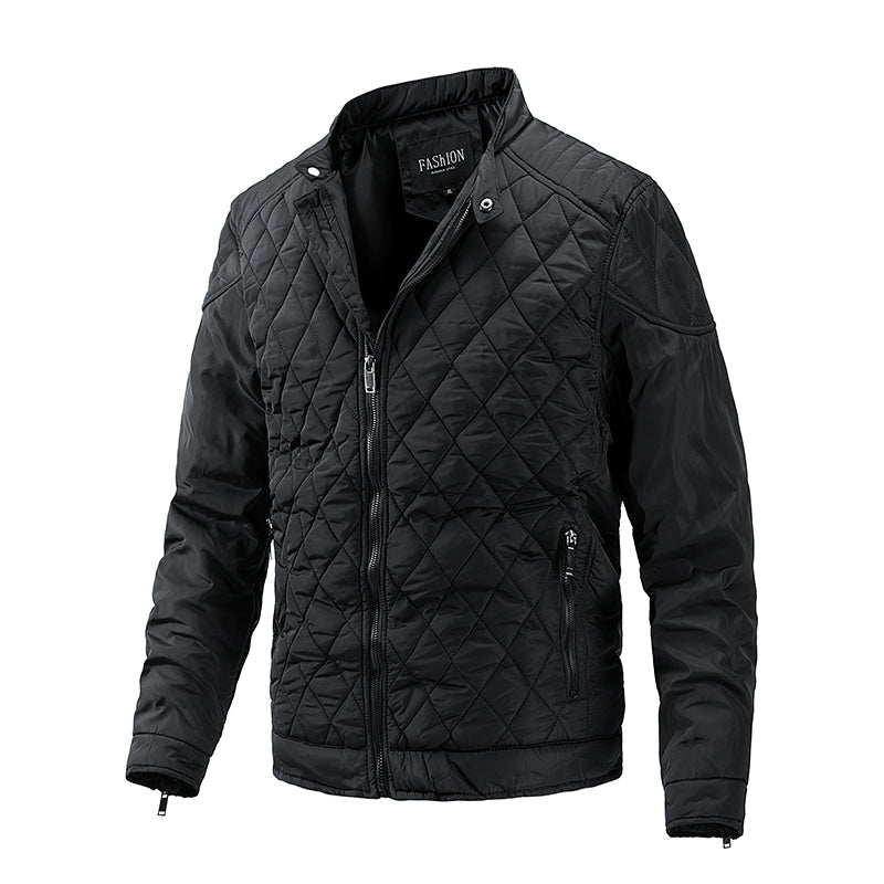 Steppjacke | Mit Reißverschluss | Kariert | Herbstjacke | Herrenjacke