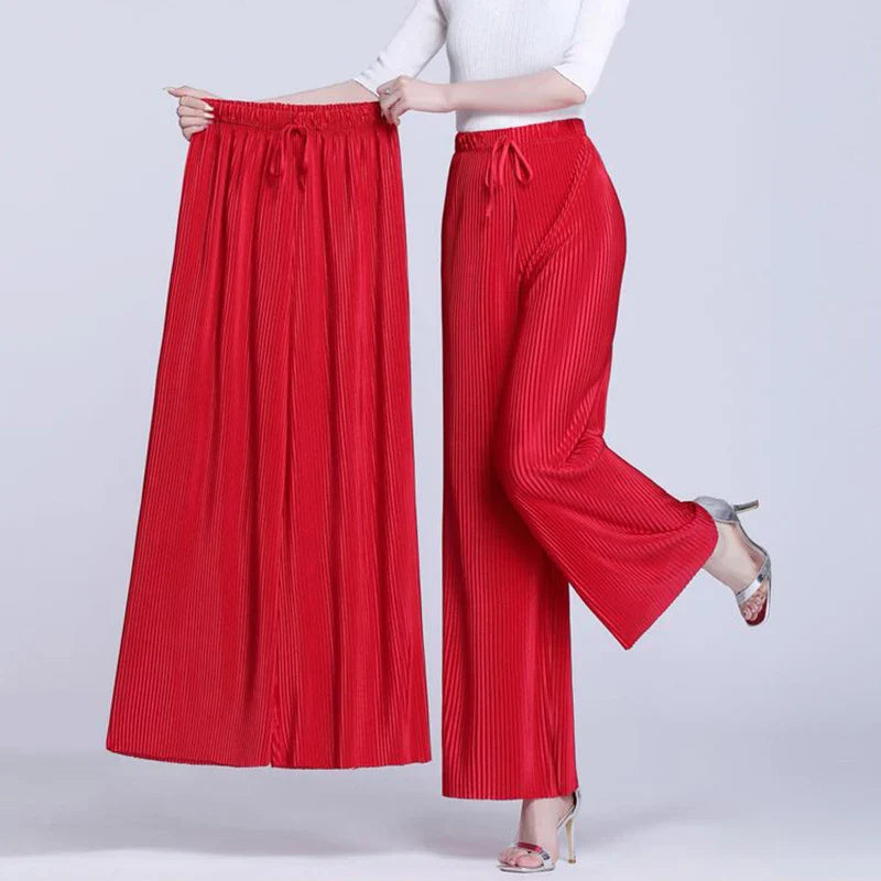 Farrah - Knöchellange, gerade Hose mit hoher Taille