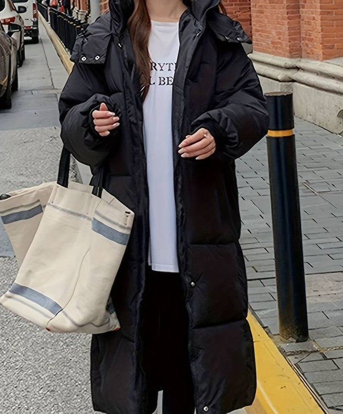 Schicker, wärmender, vielseitiger Puffermantel Damen