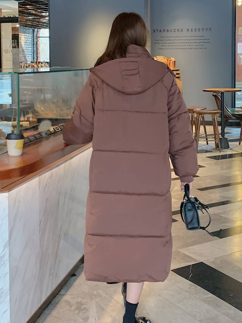 Schicker, wärmender, vielseitiger Puffermantel Damen