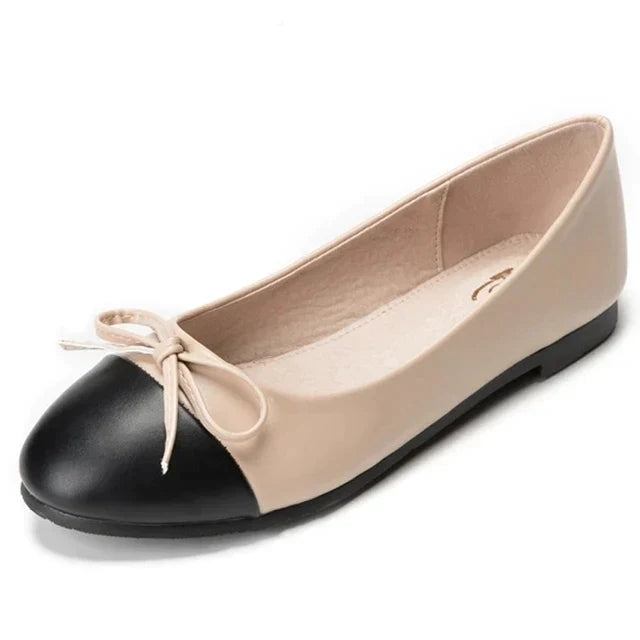 Lillymoda | Imelda - Stilvolle zweifarbige flache Schuhe