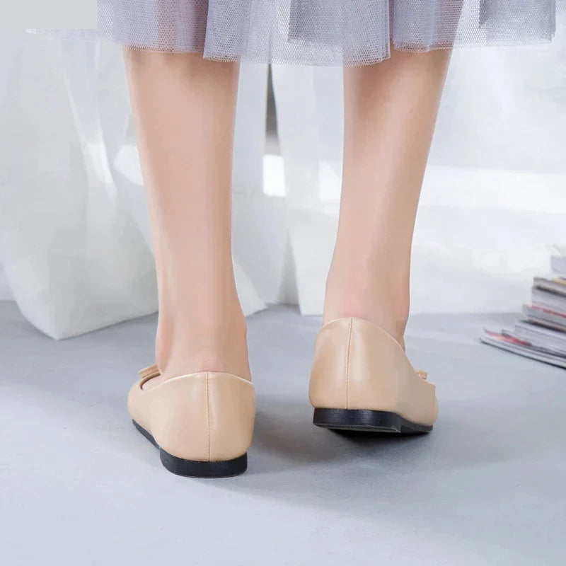 Lillymoda | Imelda - Stilvolle zweifarbige flache Schuhe