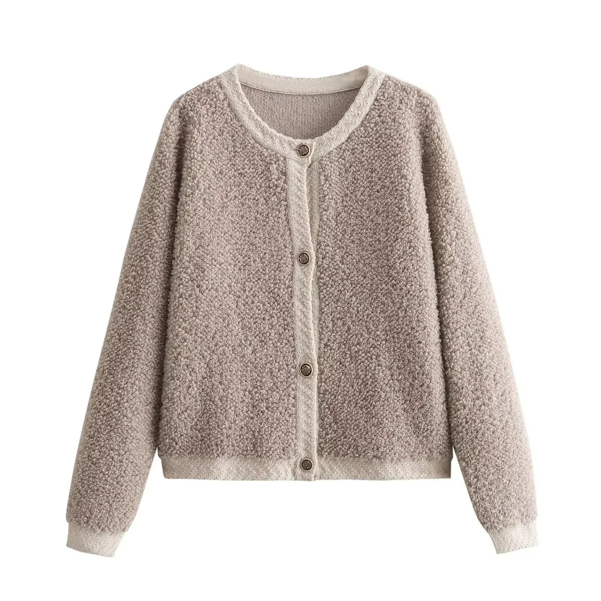 Lillymoda | Ava - Elegante Gestrickte Strickjacke im Vintage-Stil