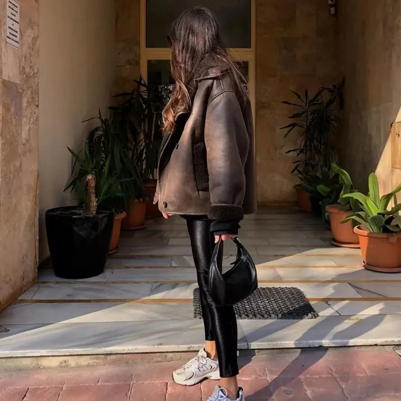 Lillymoda | Emma - Plüschiger Warmer Wintermantel