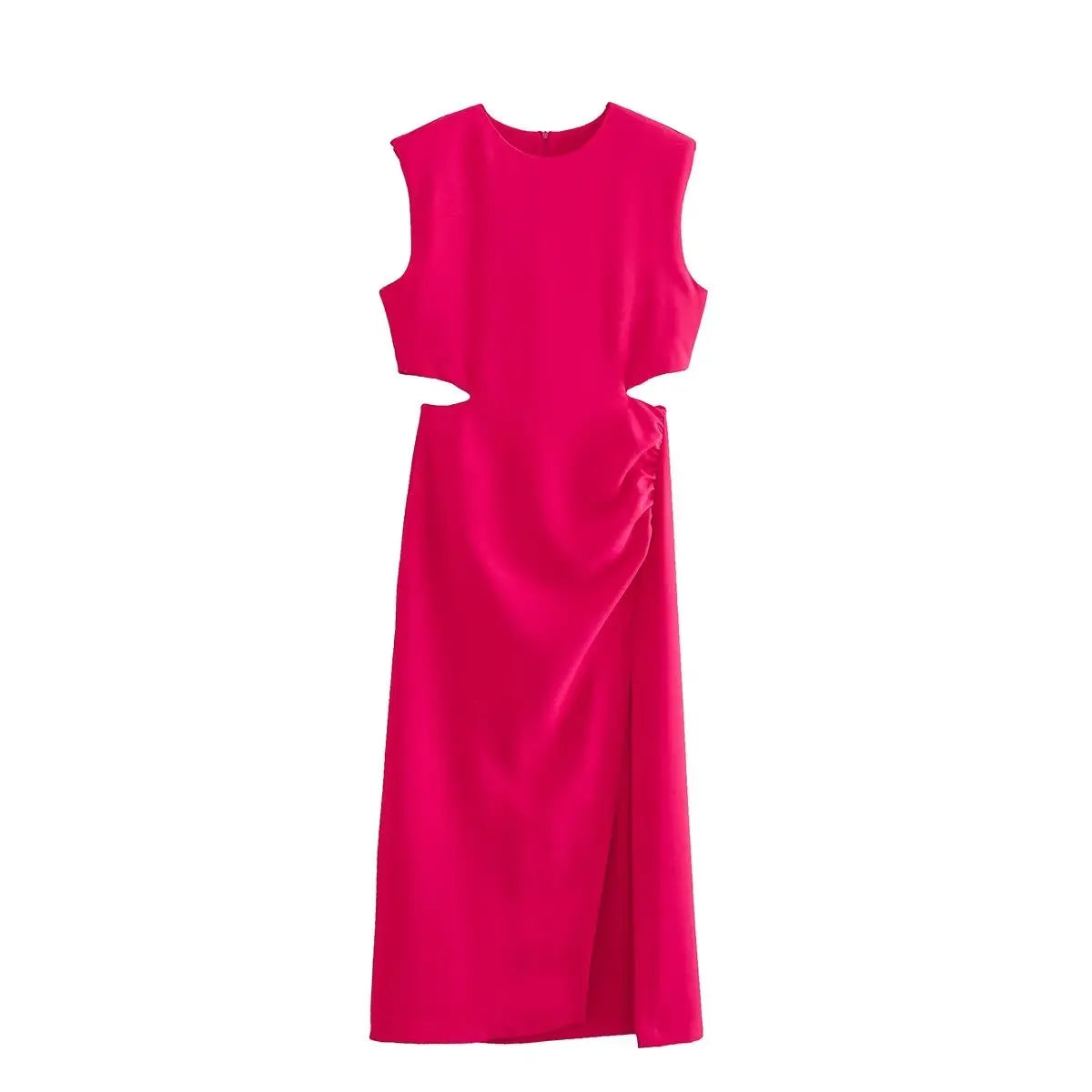 Lillymoda | Briella - elegantes langes Kleid mit Ausschnitt