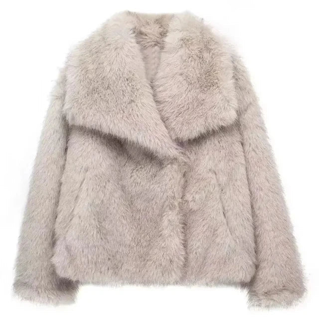 Lillymoda | Emiliana - Stylische Streetwear-Pelzjacke