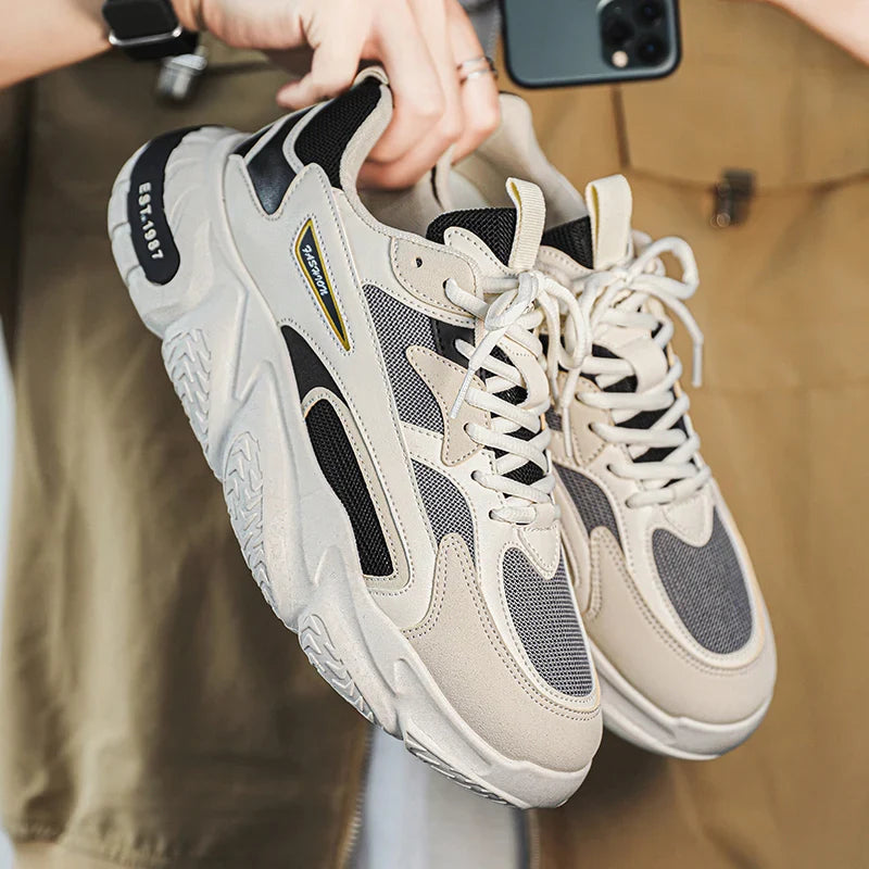 Matthias - Trendige Sneaker mit Dicker Sohle