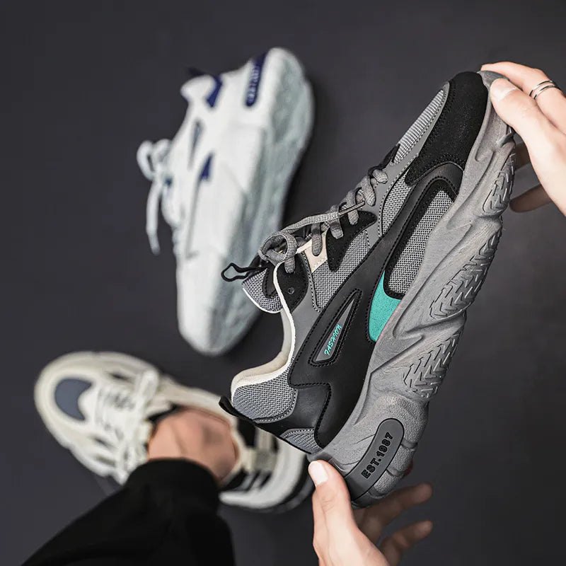 Matthias - Trendige Sneaker mit Dicker Sohle