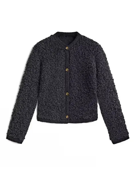 Lillymoda | Ava - Elegante Gestrickte Strickjacke im Vintage-Stil