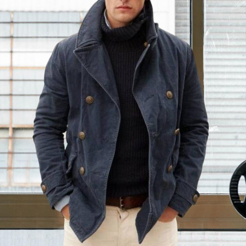 Lillymoda | Grayson - Modische Jacke mit Doppelknöpfen