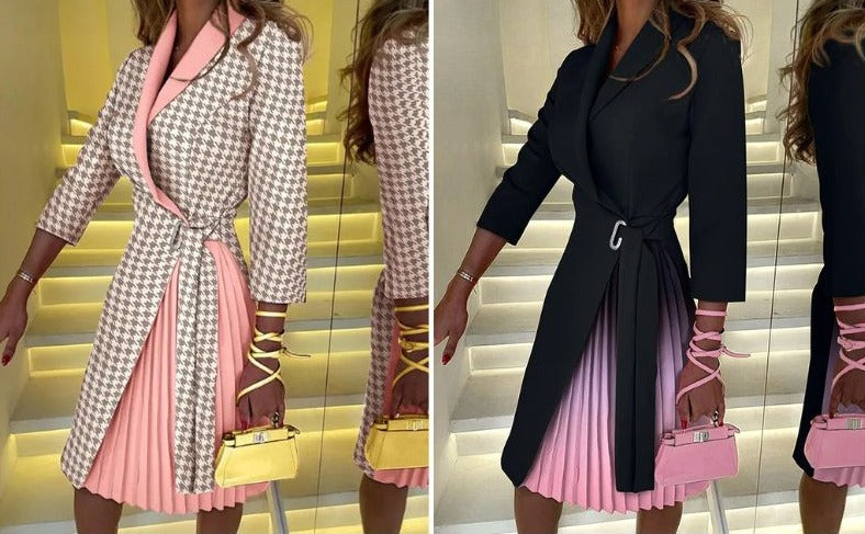 Lillymoda | Jillian - Elegantes Faltenchic-Kleid