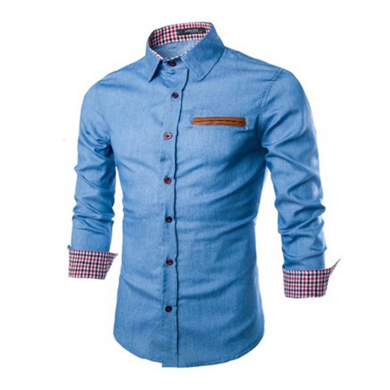 Guillaume - Denim-Bluse