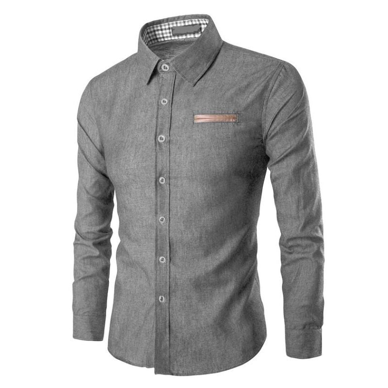 Guillaume - Denim-Bluse