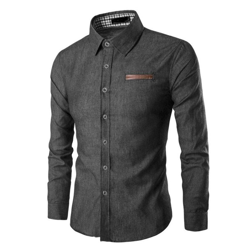 Guillaume - Denim-Bluse