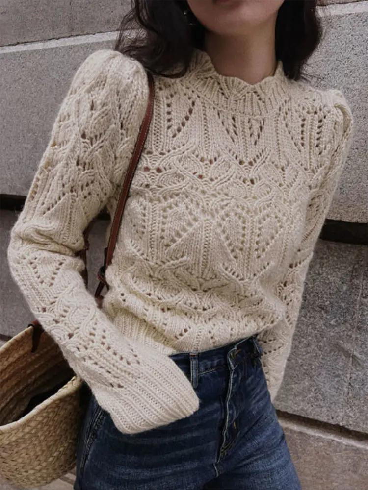 Lillymoda | Chloe - Klassischer Lässiger Strickpullover