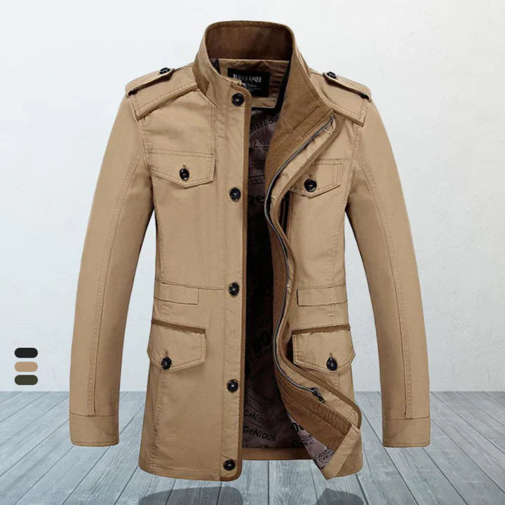 Eliano - Moderner Trenchcoat für Männer