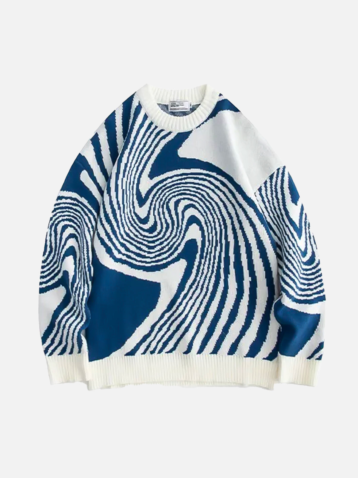 Fathima- Wellenlinien Strickpullover
