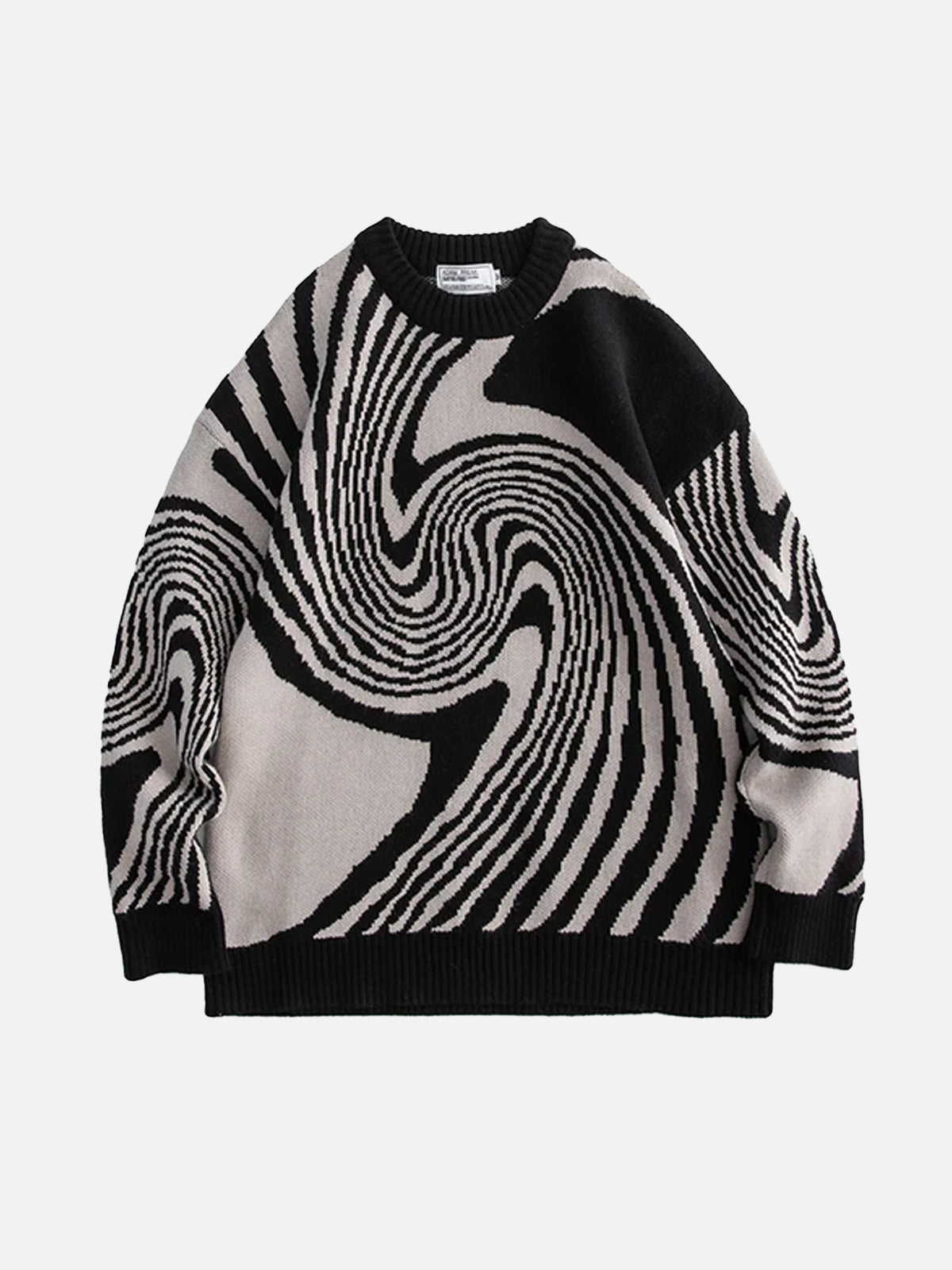 Fathima- Wellenlinien Strickpullover