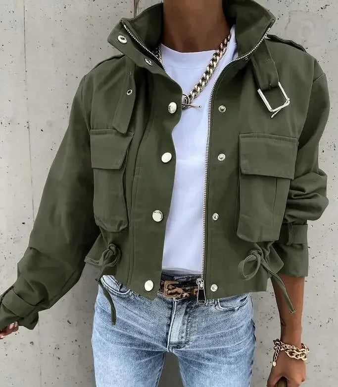 Lillymoda | Amina - Lässiger Streetwear Trenchmantel
