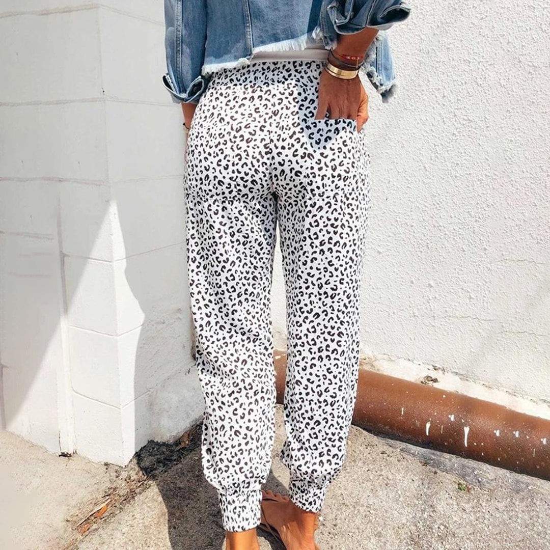 Dortha - Leopardenmuster-hose