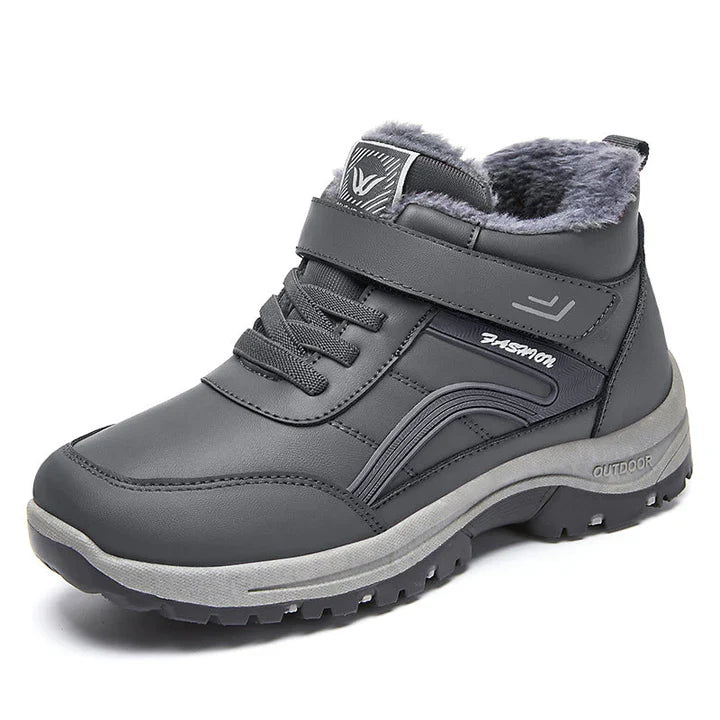 Caiden - Gefütterter warmer Winterschuh mit Klettverschluss für Männer