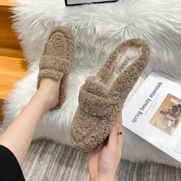 Lillymoda | Ilana - Lässige Plüsch-Slipper