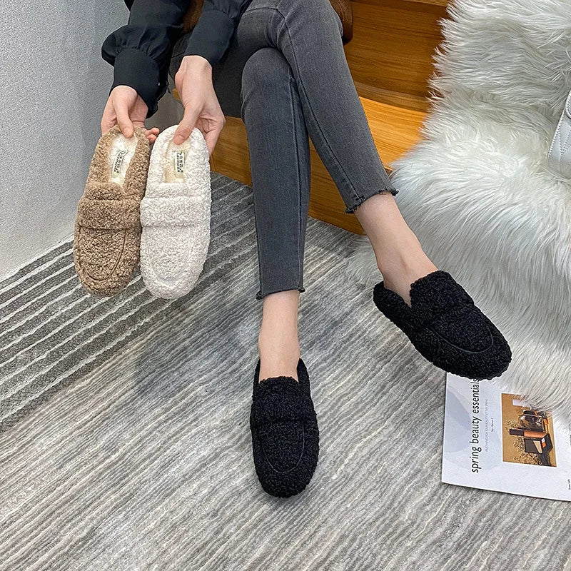 Lillymoda | Ilana - Lässige Plüsch-Slipper
