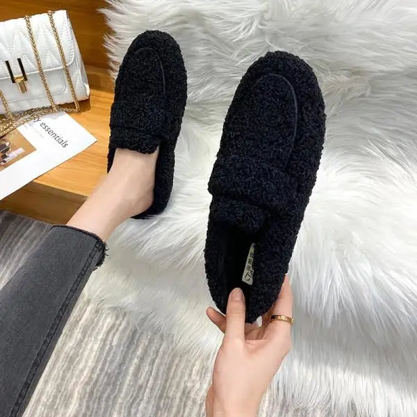 Lillymoda | Ilana - Lässige Plüsch-Slipper