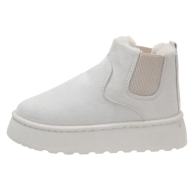 Lillymoda | Briana - Lässige Warme Plüsch-Stiefel