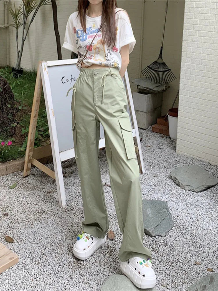 Danica - Modische Cargo-Hose mit hohem Bund