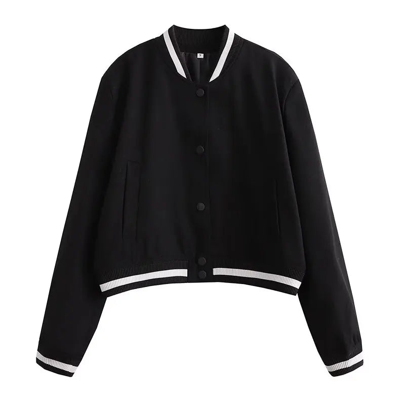 Lillymoda | Jocelyn - Stylische Verkürzte Bomberjacke