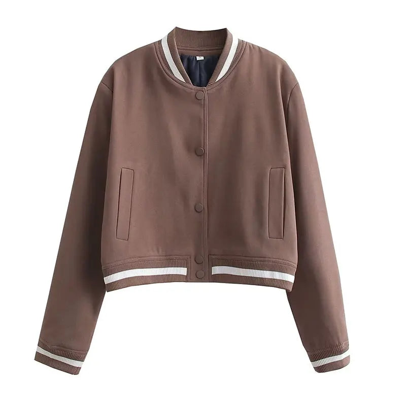 Lillymoda | Jocelyn - Stylische Verkürzte Bomberjacke