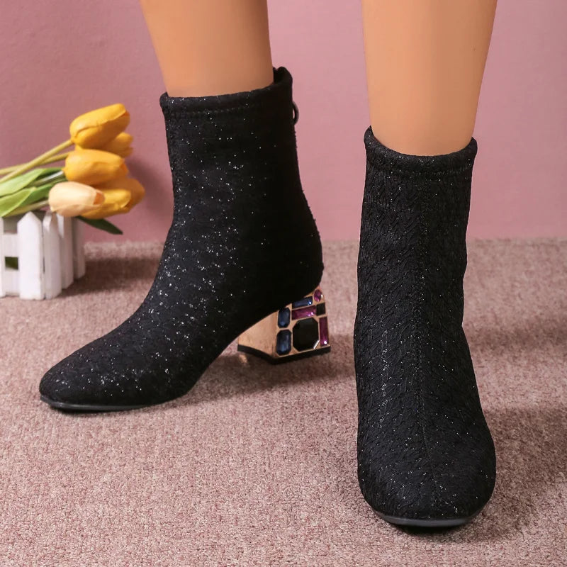 Thess - Wildleder-Stiefeletten mit Reißverschluss