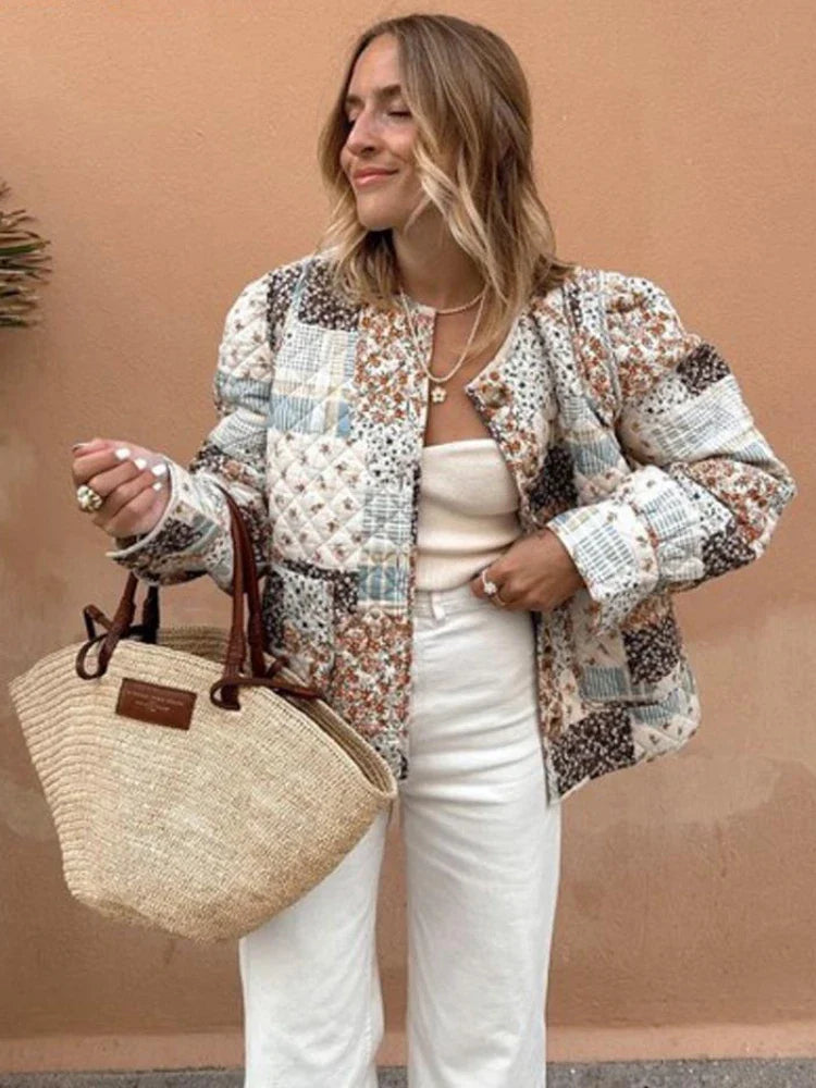 Lillymoda | Harley - Stilvolle Steppjacke mit O-Ausschnitt